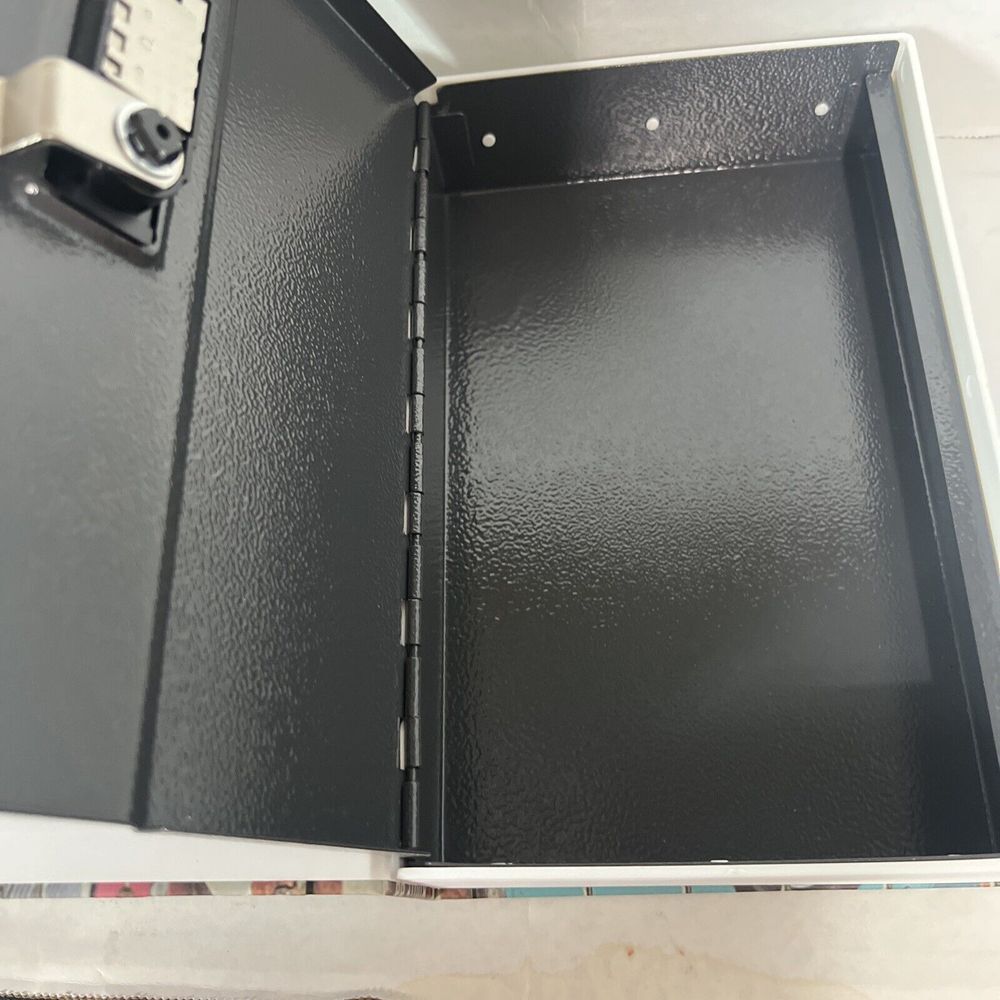 KYODOLED Hidden Metal Lock Box Diversion Book Safe w/Combo Lock Route‎ 66 Design - Picture 9 of 11